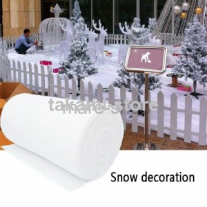 インテリア雑貨 小物 人工雪 人工屋内 1.5m*1m-10m スノーブランケット クリスマス コットン 偽の雪 ふわふわ 雪 冬の装飾