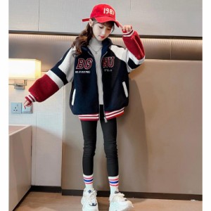 中綿コート 子供服 女の子秋冬服 子供コートアウター厚手ダウン風コートキッズコートロングコート中綿ジャケットフード付きおしやれ暖か