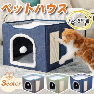 猫 ベッド ドーム キャットハウス 猫ハウス ドーム型 ねこハウス 折りたたみ おもちゃ 玩具 洗える 室内用 遊び 家 ソファー 寝床 ペット