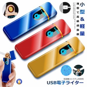 電子ライター USB ターボライター プラズマライター 充電 アーク コンパクト USB充電式 プラズマ ライター 小型 ガス オイル 不要 防風 D