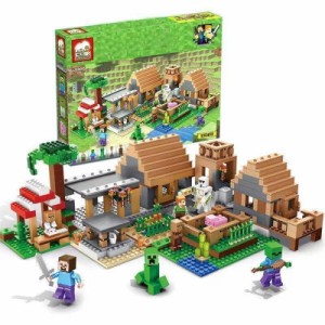 新品セール ブロック 村落 村 デラックス マインクラフト レゴ LEGO互換品 おもちゃ 子供 男の子 女の子 クリスマス 誕生日プレゼント 入