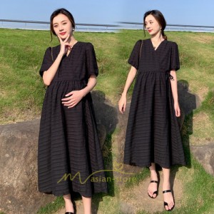 マタニティ 服 ワンピース 産前産後 ルームウェア 半袖 春 夏 安い オシャレ 妊婦服 妊婦用 マタニティウェア 20代30代40代 カジュアル 