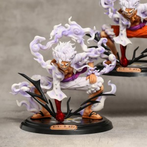 ワンピース　ONE PIECE フィギュア　ルフィー ギア5 太陽の神ニカ　ヒトヒトの実 幻獣種 解放の戦士 太陽の神 海外版 ニカ 塗装済み 完成