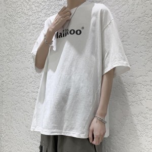 メンズ Tシャツ 半袖 夏 シャツ トップス 高校生 男子高生 男 大きいサイズ ダンス ストリート ビッグ 韓国 ファッション スタイル 10代 