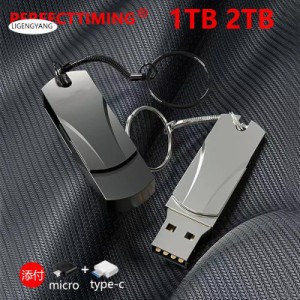 USBメモリ USBフラッシュメモリUSB3.0 256GB高速 超大容量1TB 小型 メモリースティック2TB防水防塵耐衝撃 type-c