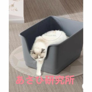 ￥/ 猫 ネコ ねこ用 トイレ 猫トイレ ねこトイレ 大容量 大きめ 大型 大型ネコ 飛び散らない