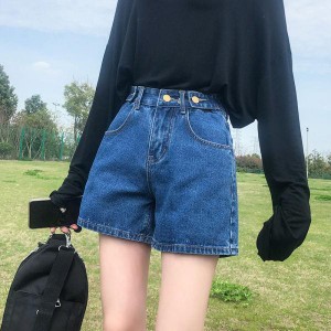 レディース ジーンズ デニムパンツ ハイウエストパンツ ショートパンツ ハーフパンツ 短パン ベージュ スウェットパンツ 美脚 夏  予約販