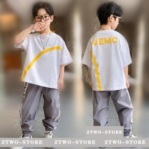 子供服 Tシャツ パンツ 半袖 スウェット キッズ セットアップ 男の子 可愛い 韓国子供服 120 130 140 150 160 170cm 夏 カジュアル 親子 