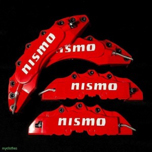 金属黒ボルトニスモ キャリパーカバー LMＳサイズ 日産 NISMO GT-R ノート リーフ ジューク マーチ フェアレディZ