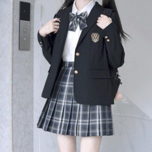 スクールブレザー 制服 ジャケット 学生 中学生 高校生 女子高生 レディース 無地 スクール ブレザー 卒業式 入学式 学生服 制服 黒 紺 