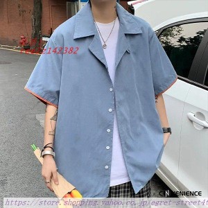 半袖シャツ 開襟シャツ カジュアルシャツ メンズ 大きいサイズ M 3L 紳士服 4L XL L 吸汗速乾 韓国風 20代30代40代 おしゃれ スリム 通勤