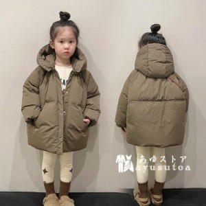 中綿コート キッズ 子供服 女の子 冬服 子供コート アウター 厚手 ダウン風コート キッズコート ロングコート 中綿ジャケット おしやれ 