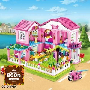 LEGO レゴ互換品 ブロック おもちゃ ドールハウス メリーゴーラウンド お城 子供 女の子 趣味 4歳5歳6歳7歳8歳 手作り 新年 こどもの日 