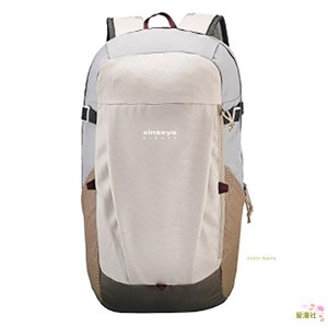 登山リュック・ザック 20L 小型 ファスナー サイドポケット 大容量 ハイキングバッグ バックパック デイバッグ アウトドアパック 防水