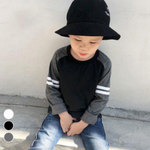 子供 Tシャツ 長袖 男児 ラグラン袖 長袖Tシャツ クルーネック 秋 男の子 カットソー ラグランスリーブ 春 ジュニアTシャツ コットン 