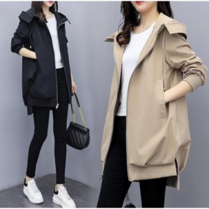 4色　コート　ジャケット　スーツコート タイプ　トレンチコート レディース スプリングコート テロンチ 韓国 ミディアム丈 小さいサイズ
