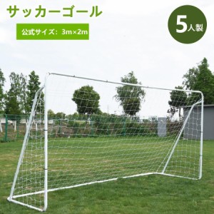 フットサルゴール 3m×2m 公式サイズ 組み立て式 キャリーバッグ付 室内 屋外兼用 練習用ネット サッカーゴール フットサ