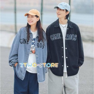 デニムジャケット ペア 秋 ペアルック カップル ジャケット ペア お揃い 服 コート レディース アウター メンズ 彼女 彼氏 恋人 夫婦 記