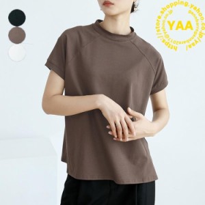 Tシャツ レディース 半袖tシャツ 丸首 ゆったり お洒落 サイドスリット 10代 20代 30代 ファッション