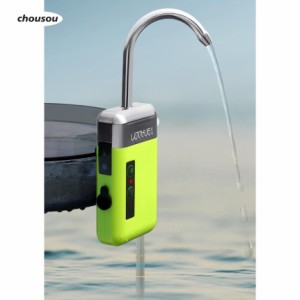 アウトドアポンプ ウォーターポンプ 給水ポンプ エアーポンプ LEDライト センサー感知 簡易式水栓 くみ上げ 釣り/水槽などに適用