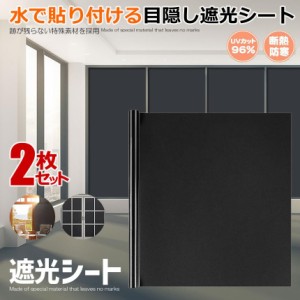 窓用フィルム 2枚セット Lサイズ 目隠しシート 遮光シート uvカット 紫外線 遮熱 防寒 風呂 家 おしゃれ 防犯 飛散防止 防虫 シール ミラ