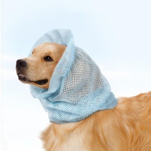  エリザベスカラー 犬 ペット メッシュ夏用 タオル ネックガード 首 冷感 ひんやり 冷却 涼しい 熱中症対策 暑さ対策 小型犬 中型犬 大