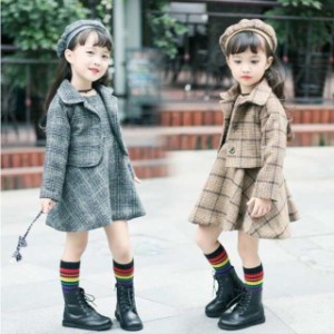 子供服 ２点セットワンピース フォーマル キッズ ドレス  長袖 ジャケット kids dress 上下セット スカート 子供ドレス