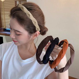 カチューシャ ツイスト ヘアアクセサリー レディース ヘアアレンジ ヘアバンド 髪飾り 大人可愛いジュエリー アクセサリー レディースジ