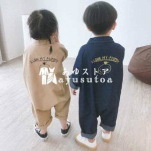 韓国子供服 子とも服 サロペット キッズサロペット 春秋 可愛い きれいめ 男の子 女の子 長袖 キッズカジュアル オシャレ 通学 七五三 2