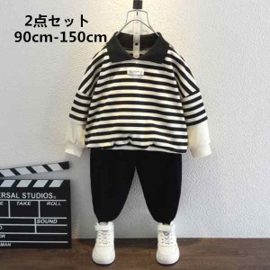 韓国子供服 男の子 新作 春服 かっこいい 2点セット キッズ 幼児 セットアップ スウェット + パンツ ファッション 春着 カジュアル 運動