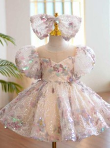 キッズドレス 子供ドレス dress 女の子 ベビー服 babyドレス 結婚式 誕生日 七五三 赤ちゃん パーティードレス お姫様ドレス フォーマル