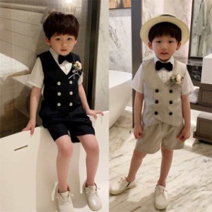 子供服 フォーマル 3点セット 男の子 子供 キッズ フォーマル 男の子 スーツ ベビー　赤ちゃん 子供スーツ 夏季 フォーマルスーツ 入園式