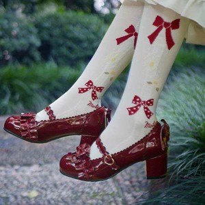 【送料無料】ロリータ靴 レディースシューズ パンプス メイド靴 可愛い 姫様 お嬢様 女の子 ロリータ おし