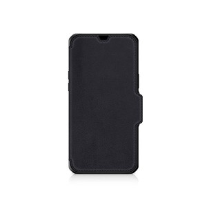 ITSKINS Hybrid Folio Leather for iPhone 13 Pro [Black with real leather] AP2X-HYBRF-BKRL |b04