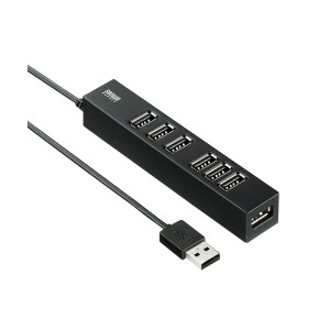 サンワサプライ USB2.0ハブ(7ポート) USB-2H701BKN |b04