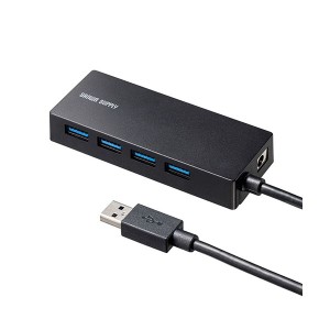 サンワサプライ HDD接続対応4ポートUSBハブUSB-3HTV433BK |b04