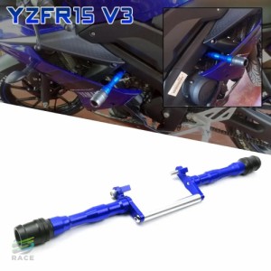 用落下防止フレームスライダー クラッシュパッドガードプロテクター ヤマハYZF-R15 yzf r15 yzfr15 v3.0 v3 2017-2021