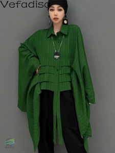 女性用バットウィングスリーブシャツブラック グリーン 不規則ブラウス 韓国版 夏用 lhx2492 2024