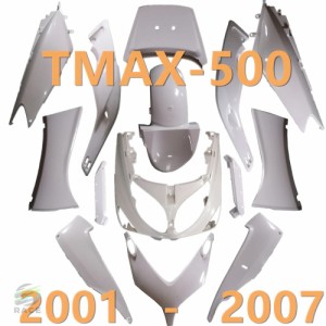 ヤマハtmax 500 2001-2003 2004 2005 2006 2007ボディワークフェアリング射出成形abs塗装パーツカウルボディ