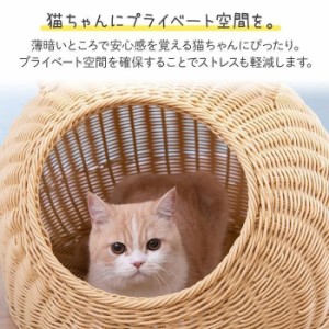 猫用 ラタン ベッドの通販｜au PAY マーケット