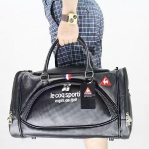 ルコック le coq sportif メンズ ゴルフ バッグ ボストンバッグ スポーツ シューズケース ゴルフウェア ゴルフシューズ収納付き おしゃれ