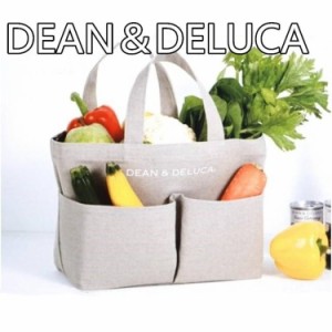 ディーン＆デルーカ エコバッグ キャンバス トートバッグ DEAN＆DELUCA  グレー　Lサイズ　ディーンアンドデルーカ　 母の日　2023