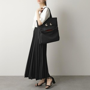 ANYA HINDMARCH アニヤハインドマーチ トートバッグ TOTE EYES NYLON アイズ 100977 152938 レディース ナイロン 鞄 BLACK