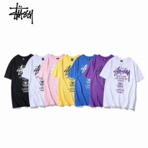 ステューシー STUSSY Tシャツ 半袖 ティーシャツ メンズ  半袖  BACK LOGO カジュアル  半袖Tシャツ 送料無料 並行輸入品