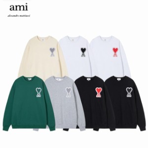 ami paris  アミパリス ハートロゴ パーカー トップス メンズ レディース スウエット ジャージ   秋 冬 男女兼用 カジュアル ブランド 送