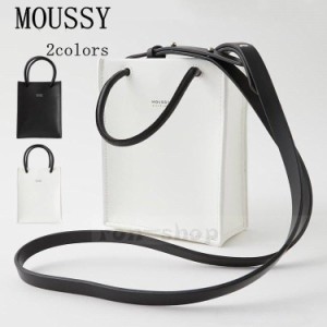 MOUSSY マウジー　バッグ ポシェット ショルダーメッセンジャーハンドバッグ　正方形バッグ可愛い