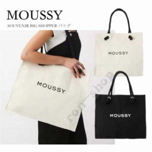 Moussy SOUVENIR BIG SHOPPER バッグトートバッグ キャンバス 大きめレディース 肩掛け 布 軽量 大容量トートバッグ バッグ