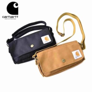 カーハート carhartt ショルダーバッグ ポーチ メンズ レディース ミニショルダー 2WAY 斜めがけ バッグ 肩掛 ボディバッグ カジュアル 