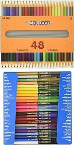 コーリン鉛筆 785丸 24本48色紙箱入り色鉛筆 785-24／48