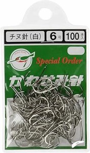 KAWASEMI(かわせみ針) J-1 100本チヌ針 (白) 6号